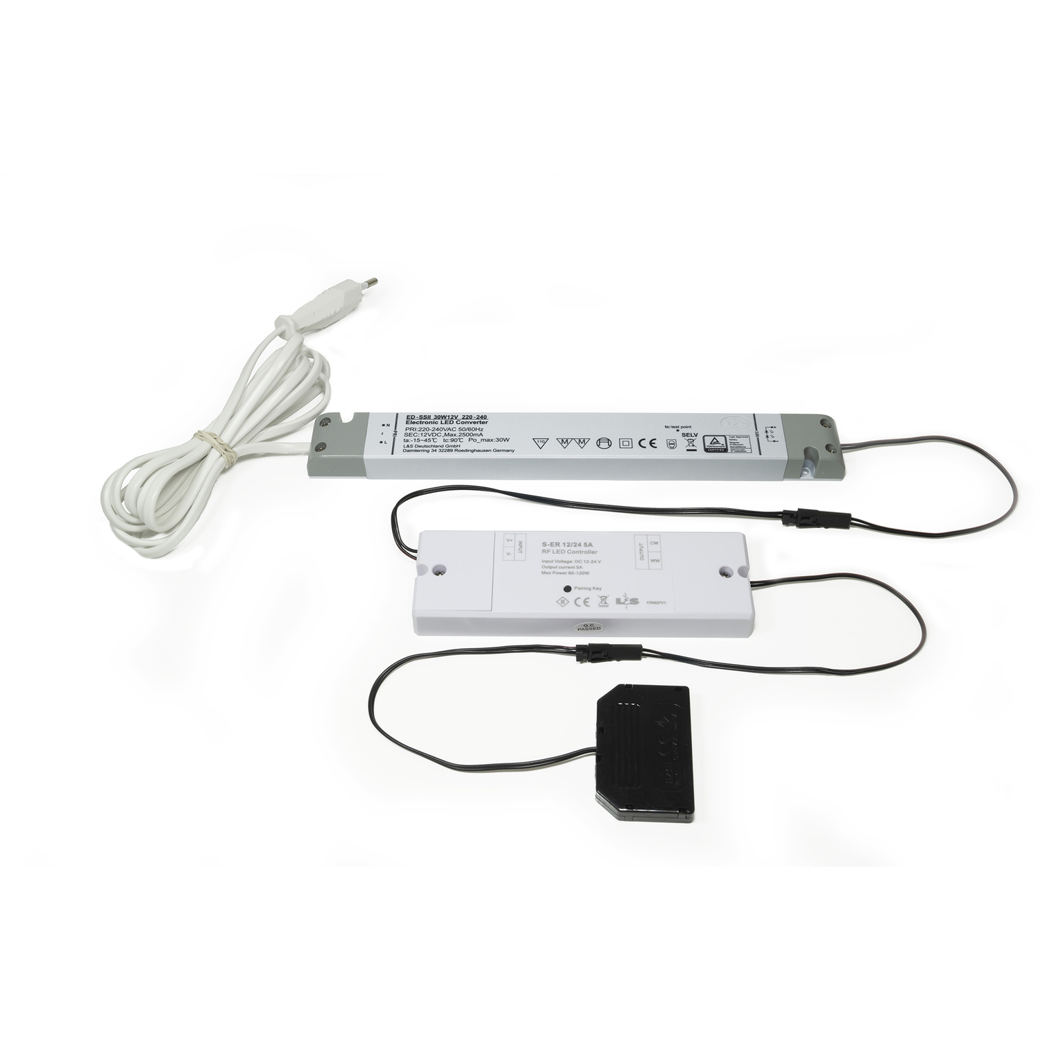 Led Emotion stutgart sturing 30W, 12V, 2.5a ontvanger/konvertor